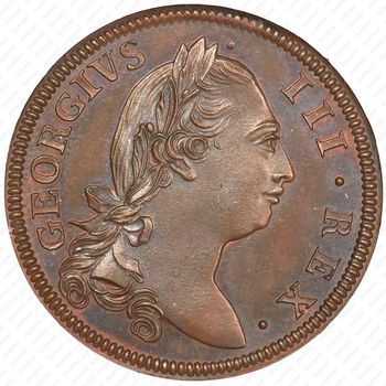 ½ пенни 1775-1782 [Ирландия] - Аверс