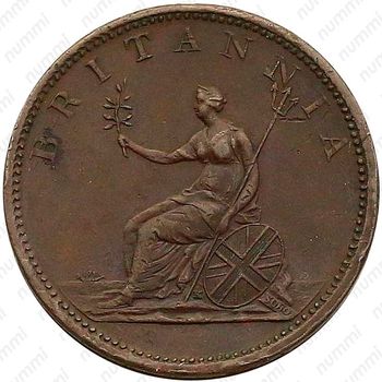 ½ пенни 1806-1807 [Великобритания] - Реверс