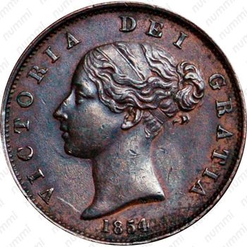 ½ пенни 1838-1859 [Великобритания] - Аверс