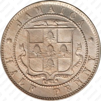 ½ пенни 1869-1900 [Ямайка] - Реверс