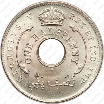 ½ пенни 1912-1936 [Британская Западная Африка] - Аверс