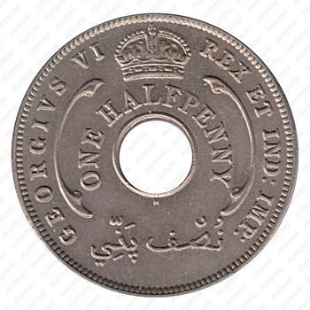 ½ пенни 1937-1947 [Британская Западная Африка] - Аверс