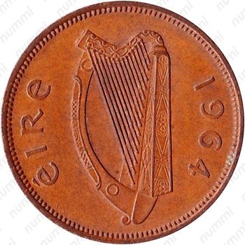 ½ пенни 1939-1967 [Ирландия] - Аверс