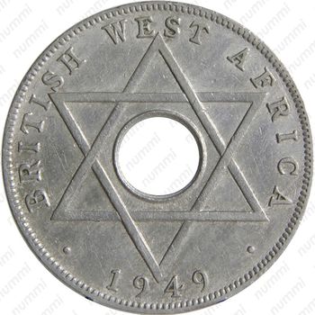 ½ пенни 1949-1951 [Британская Западная Африка] - Реверс