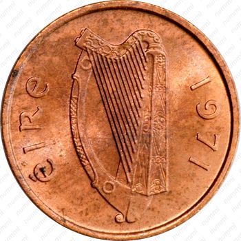 ½ пенни 1971-1986 [Ирландия] - Аверс