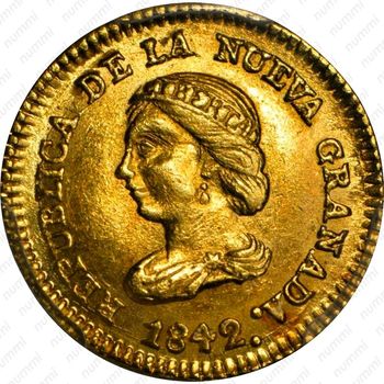 1 песо 1837-1846 [Колумбия] - Аверс