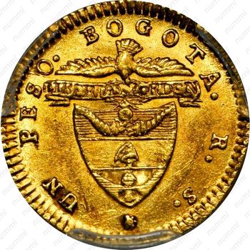 1 песо 1837-1846 [Колумбия] - Реверс