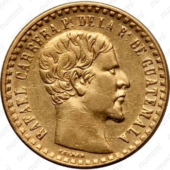 1 песо 1859-1860 [Гватемала] - Аверс