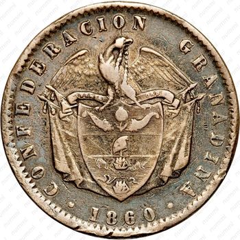 1 песо 1859-1861 [Колумбия] - Аверс