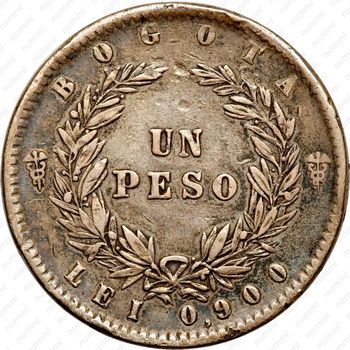 1 песо 1859-1861 [Колумбия] - Реверс