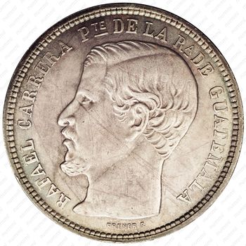 1 песо 1862-1865 [Гватемала] - Аверс