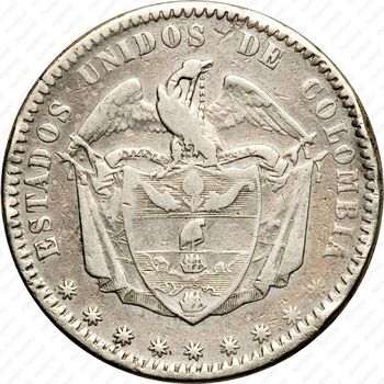 1 песо 1862-1868 [Колумбия] - Аверс