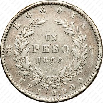 1 песо 1862-1868 [Колумбия] - Реверс