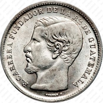 1 песо 1869-1871 [Гватемала] - Аверс
