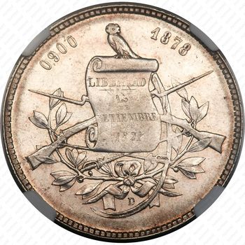 1 песо 1878-1879 [Гватемала] - Аверс