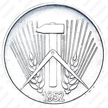 1 пфенниг 1952-1953 [Германия] - Аверс