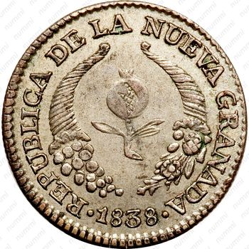 1 реал 1837-1846 [Колумбия] - Аверс