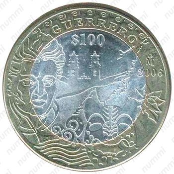 100 песо 2006, Герреро [Мексика] - Реверс