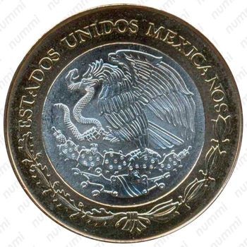 100 песо 2007, Пуэбла [Мексика] - Аверс