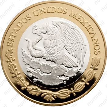 100 песо 2011, Нумизматическое наследие Мексики - Революционный песо [Мексика] - Аверс