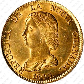 16 песо 1837-1849 [Колумбия] - Аверс