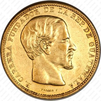 16 песо 1867-1869 [Гватемала] - Аверс