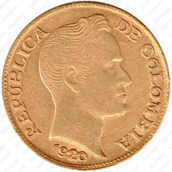 2½ песо 1919-1920 [Колумбия] - Аверс