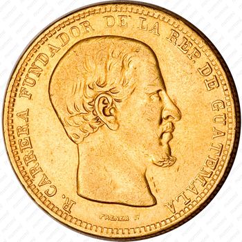20 песо 1869 [Гватемала] - Аверс