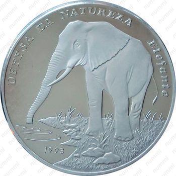20000 песо 1993, Слон [Гвинея-Бисау] - Реверс
