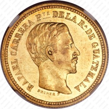 4 песо 1861-1862 [Гватемала] - Аверс