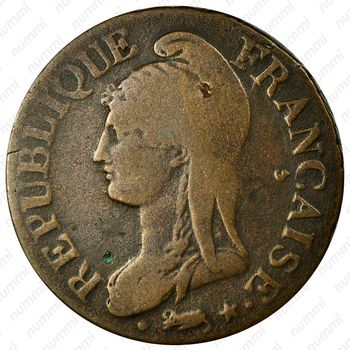 5 сантимов 1796-1800 [Франция] - Аверс