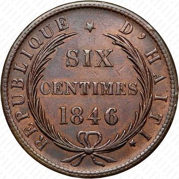 6 сантимов 1846 [Гаити] - Реверс