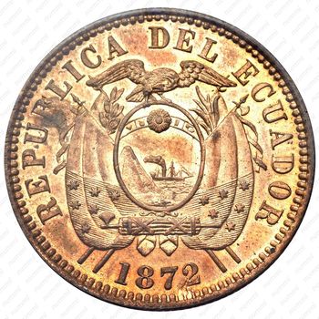 1 сентаво 1872-1890 [Эквадор] - Аверс