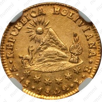 1 скудо 1841-1846 [Боливия] - Реверс