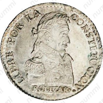 1 суэльдо 1827-1829 [Боливия] - Реверс