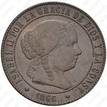 2½ сентимо 1865-1868 [Испания] - Аверс
