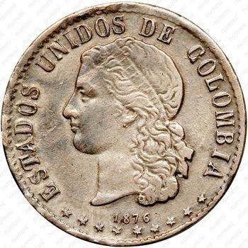 20 сентаво 1875-1885 [Колумбия] - Аверс