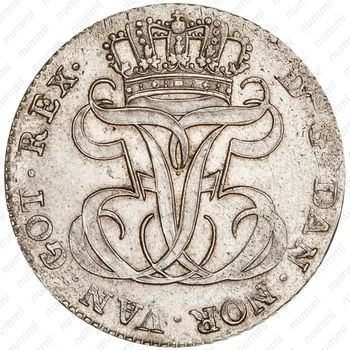 24 скиллинга 1750-1764 [Дания] - Аверс