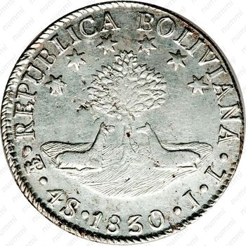 4 суэльдо 1830 [Боливия] - Реверс