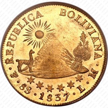 8 скудо 1831-1840 [Боливия] - Реверс