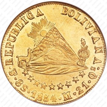 8 скудо 1852-1857 [Боливия] - Реверс