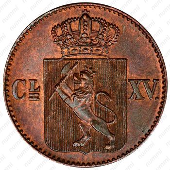 ½ скиллинга 1867 [Норвегия] - Аверс