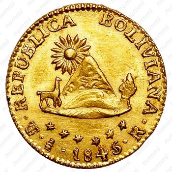 ½ скудо 1841-1847 [Боливия] - Реверс