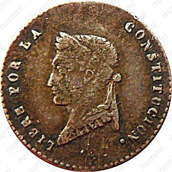 ½ суэльдо 1853-1859 [Боливия] - Аверс