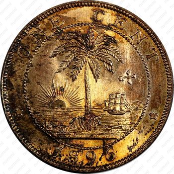 1 цент 1896-1906 [Либерия] - Реверс