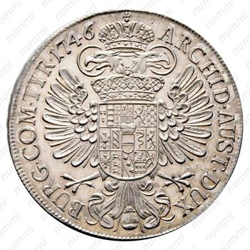 1 талер 1746-1753, Мария Терезия - орел с гербом Австрии в центре [Австрия] - Реверс