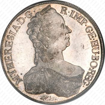 1 талер 1754-1765, Мария Терезия - орел с гербом Австрии в центре [Австрия] - Аверс
