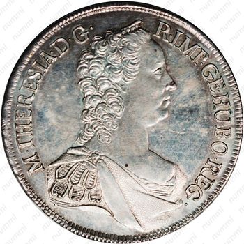 1 талер 1758-1765, Мария Терезия - Святая Анна и герб Австрии на реверсе [Австрия] - Аверс