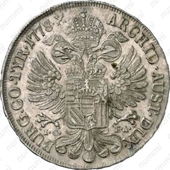 1 талер 1772-1780 [Австрия] - Реверс