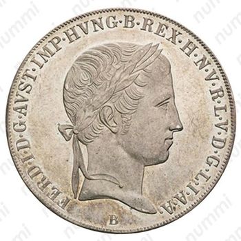 1 талер 1837-1839 [Венгрия] - Аверс